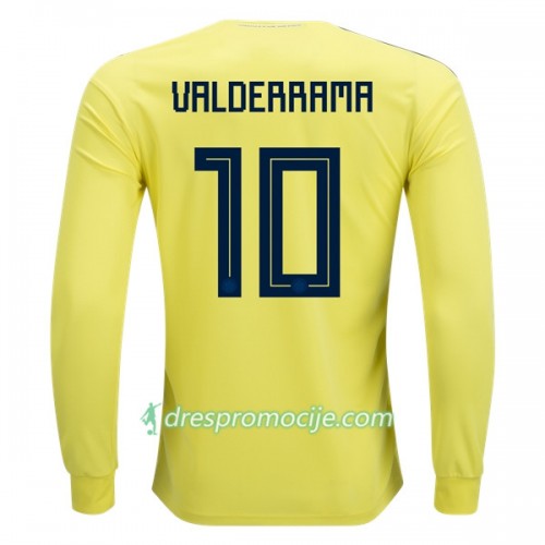 Kolumbija Dres Valderrama 10 Domaći Svjetsko prvenstvo 2018 Dugim Rukavima Kolumbija Dres Valderrama 10 Domaći Svjetsko prvenstvo 2018 Dugim Rukavima